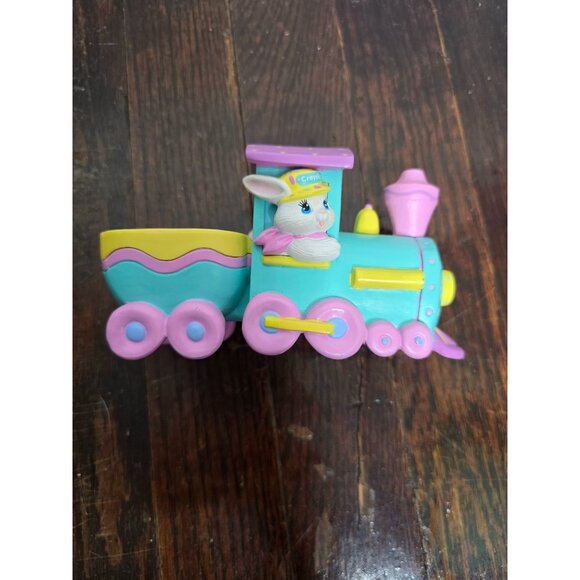 Vintage Hallmark 1993 Easter Eggspress Crayola Bunny Binney & Smith Pastel Train - Picture 7 of 12